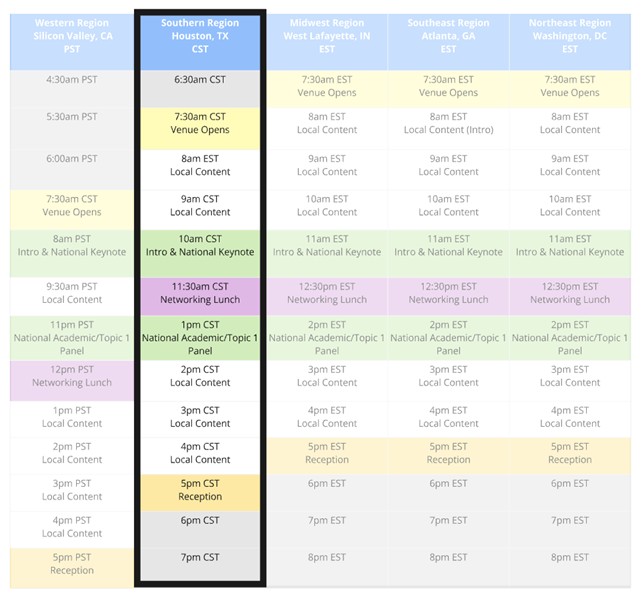 Southern Schedule